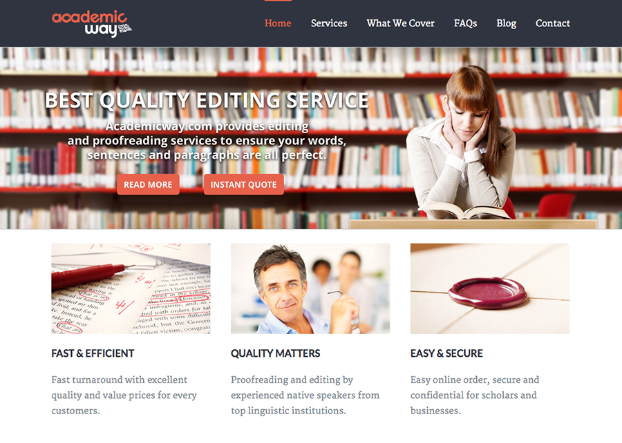 academic proofreading website